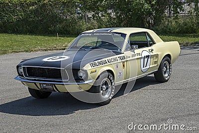 1967 mustang race car Editorial Stock Photo